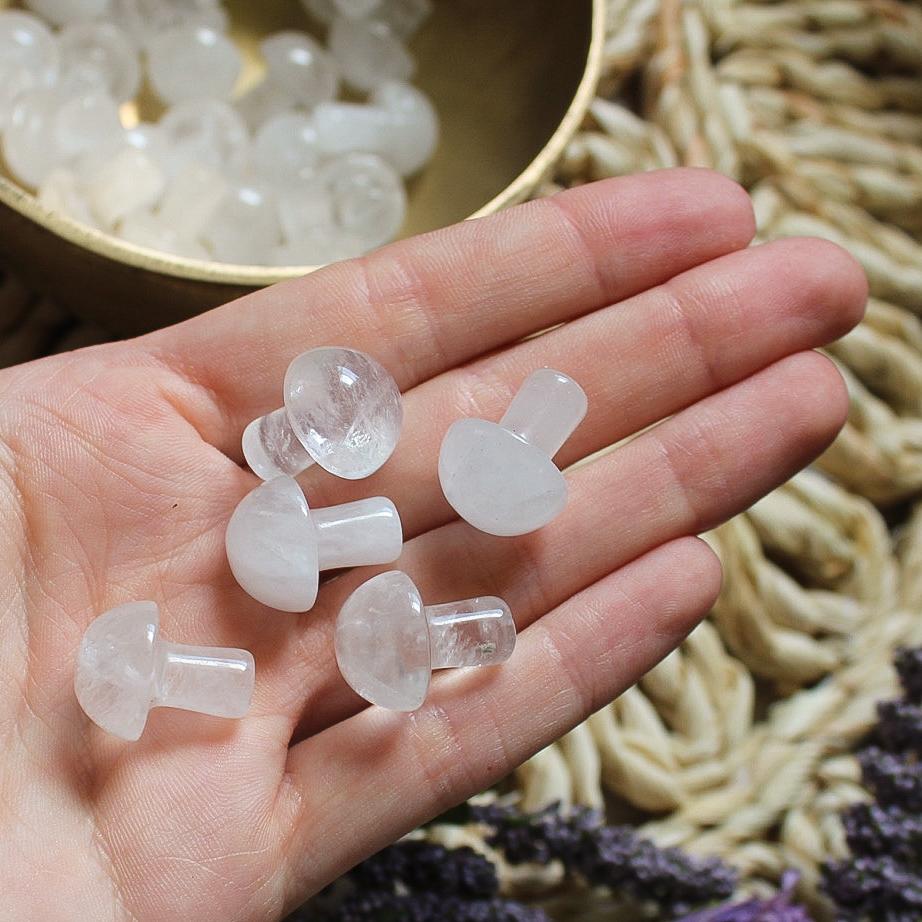 Mini Crystal Mushrooms, Quartz